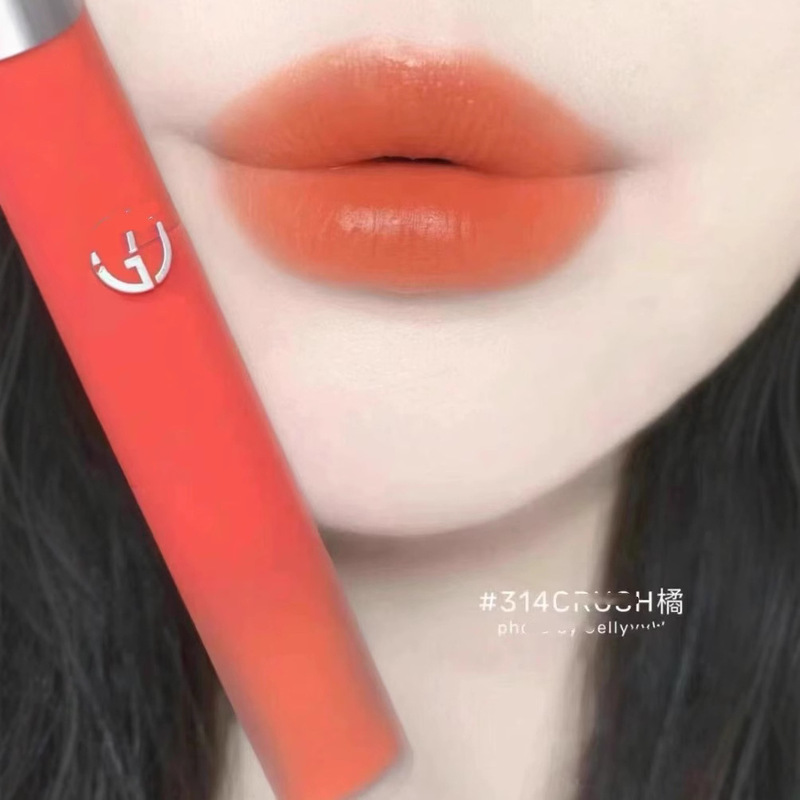 国境を越えた人気のリップグレーズ # ロマンティック ブライト パウダー マット # チェリーポメロ マットビューティーリップスティック フルサイズドロップシッピング|undefined