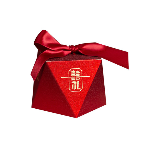 Wedding Creative Personalized Diamond Candy Packaging Wedding Candy Box Gift Box Wedding Supplies Manufacturer Wholesale