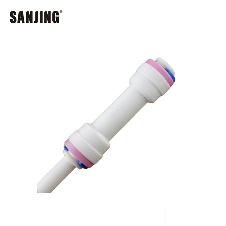 Venta al por mayor 2 puntos de conexión rápida RO válvula de retención recta a través de la válvula de retención de instalación rápida purificador de agua doméstica válvula de retención