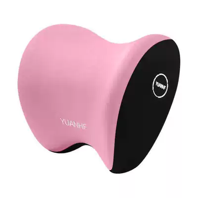 Waist support: cushion for driving, seat lumbar - 1-bright-pink-headrest-universal