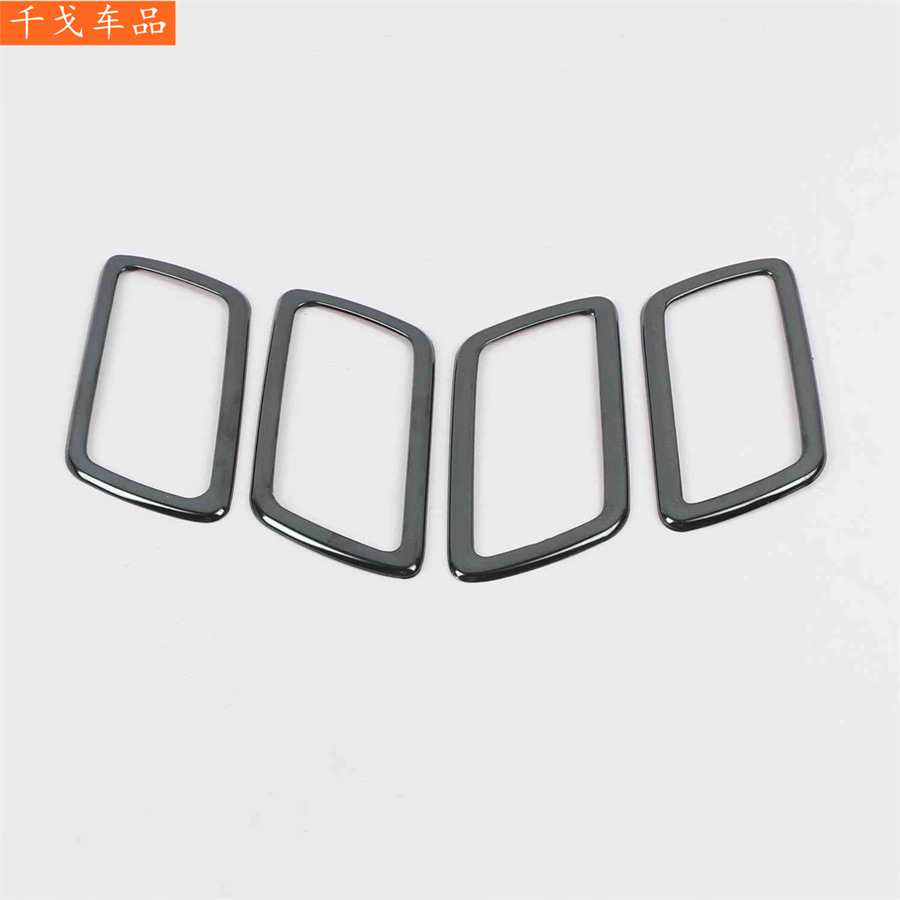 Suitable for Chevrolet Equinox, black titanium interior modification, rear water cup holder inner handle, front panel air vent