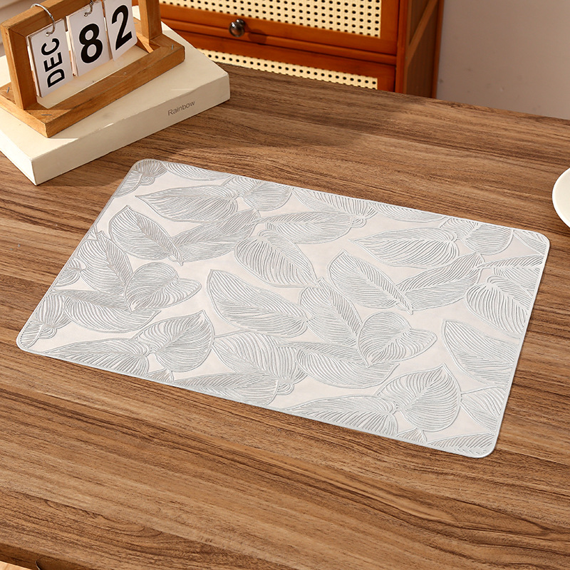 Amazon europeo rectangular PVC almohadilla de café aislamiento térmico almohadilla de aislamiento térmico almohadilla impermeable de restaurante de lujo