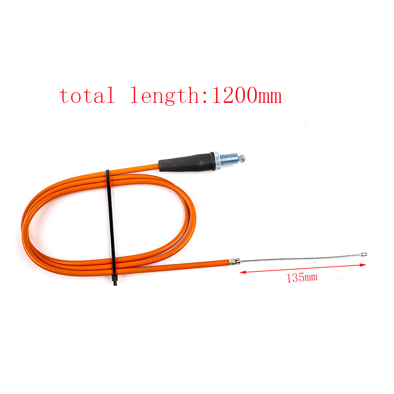 Off-Road Motorcycle Reinforced Colorful Straight Throttle Cable Cqr Wave Speed Cabbage M4M7 Guizun T4 High Race Cable