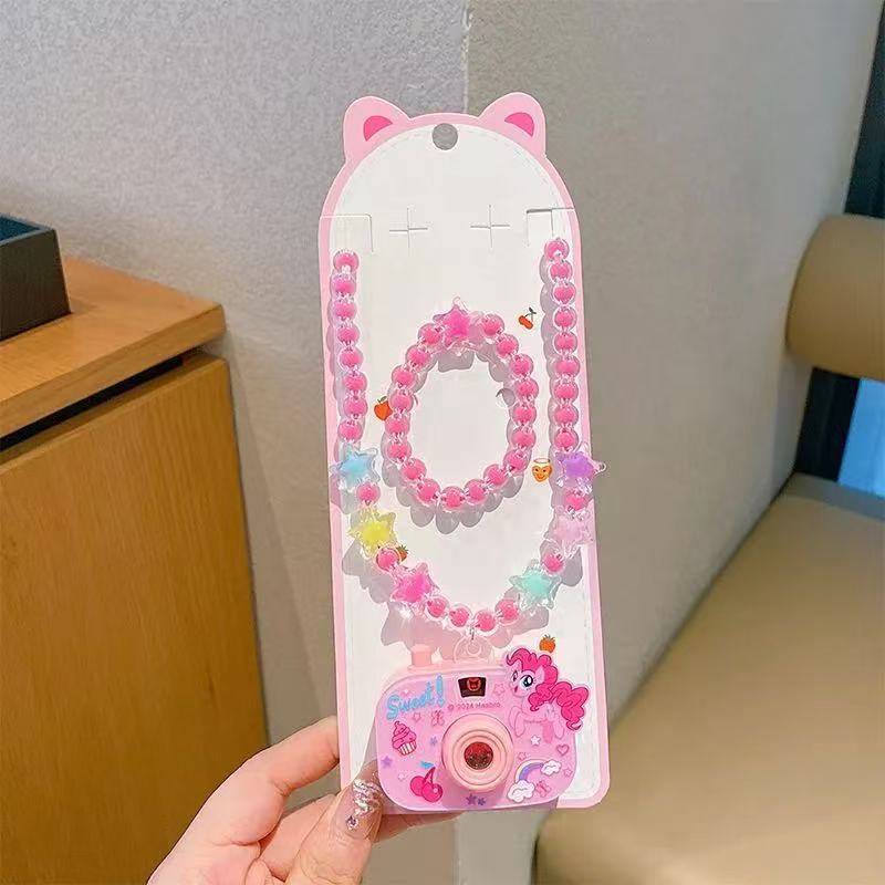 Douyin 同じミニネックレス投影カメラ女の子のおもちゃクロミスライドショー小型カメラ子供の小さなギフト|undefined