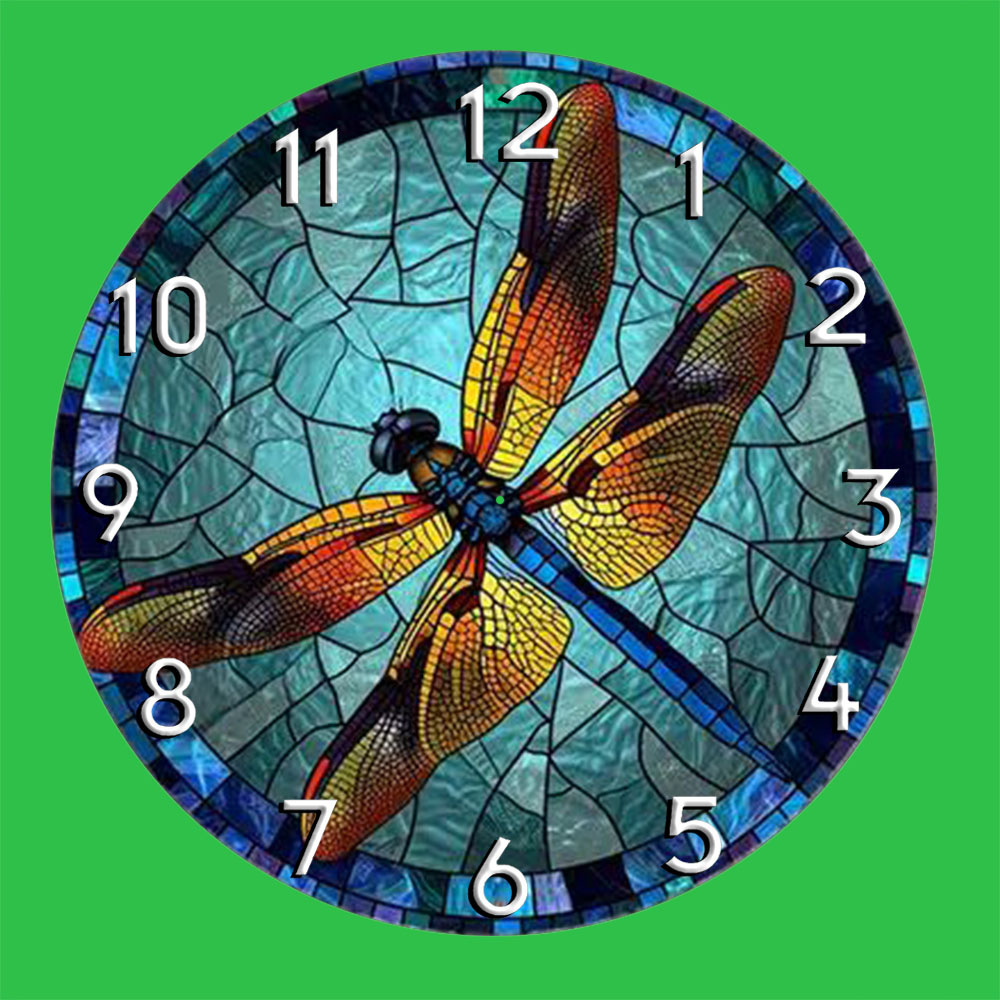 Reloj de pared sin marco con mariposa/animal, reloj simple de tablero de densidad, decoración para sala/comedor, venta directa de fábrica