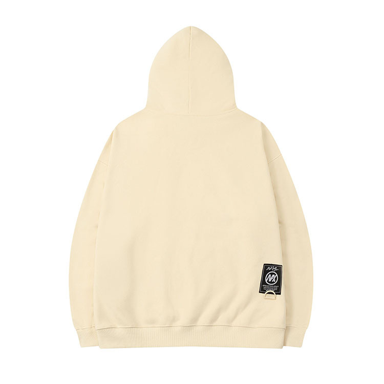 Vêtements pour hommes pull à capuche couleur lourde sweat-shirt papillon 400G velours léger plus velours style couple ample_voghion.com