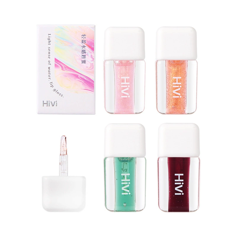 Hivi Light Water Sensing Lip Hel оптовый TEMU блеск для губ доступен мини-блеск для губ блеск для губ shrimp skin V006