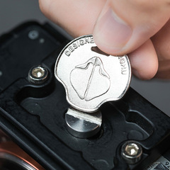 Camera Screw Wrench Unibody Fluid Head Quick Release Plate Universal Wrench Photographer DSLR Camera Screw Coin Tool