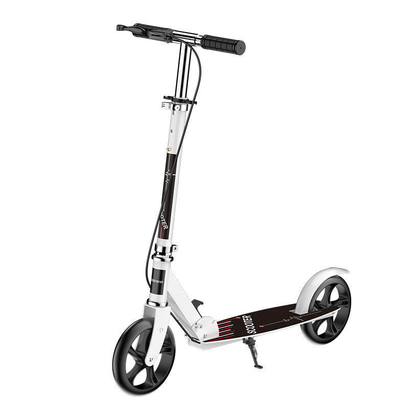 JPC scooter para adultos Niños dos ruedas plegables dos ruedas para trabajar en la ciudad Hombres y mujeres de 8 - 12 años Adolescentes adultos