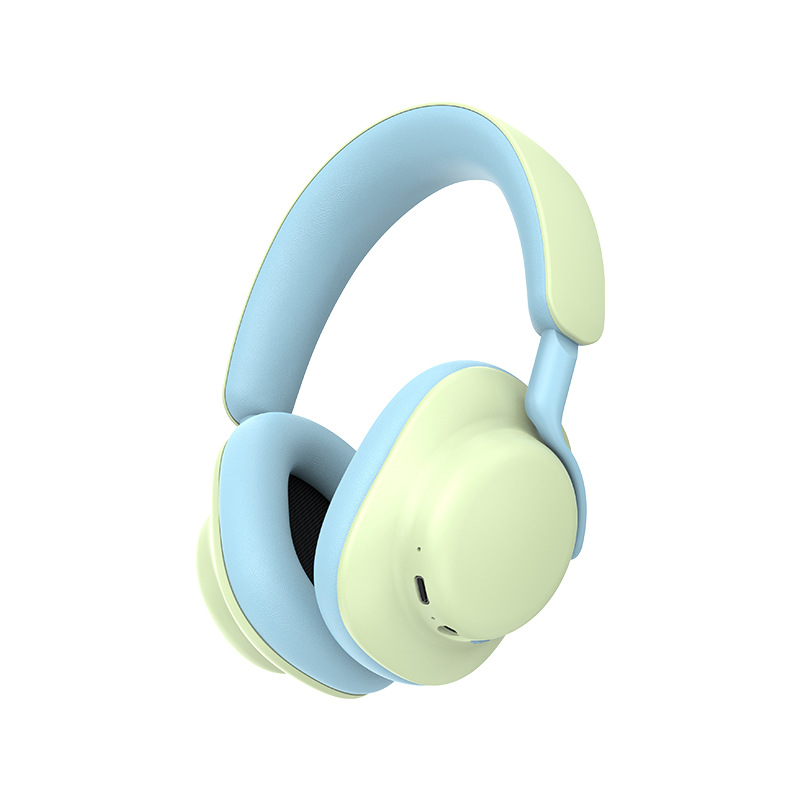 Cross-border New Arrival Over-ear Bluetooth Headphones Color-blocking Stereo Wireless Sports Phone Headset Factory Direct Sales - 9