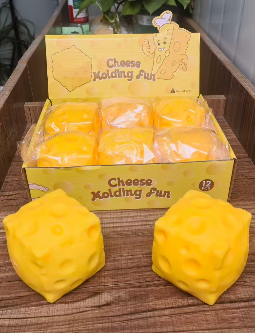 Juguete Antiestrés de Queso de Poliuretano con Rebote Lento image 9