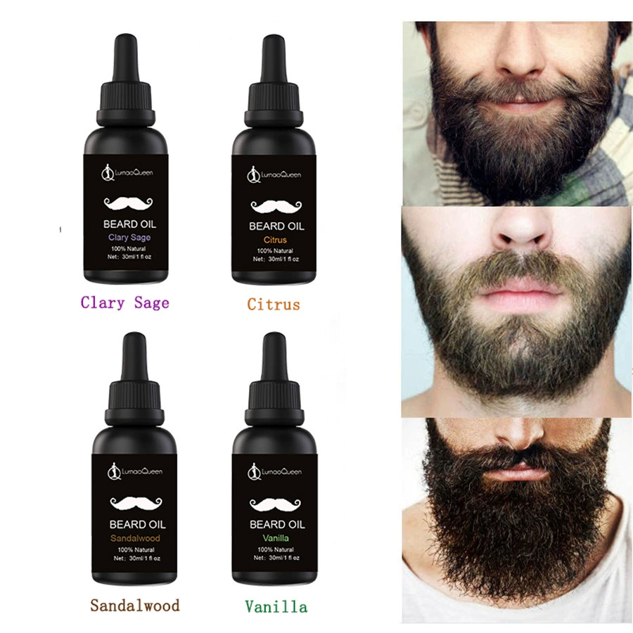 Популярное кросс-бордерное масло для ухода за бородой, питательное и разглаживающее масло для бороды, оптовая поставка с Amazon.