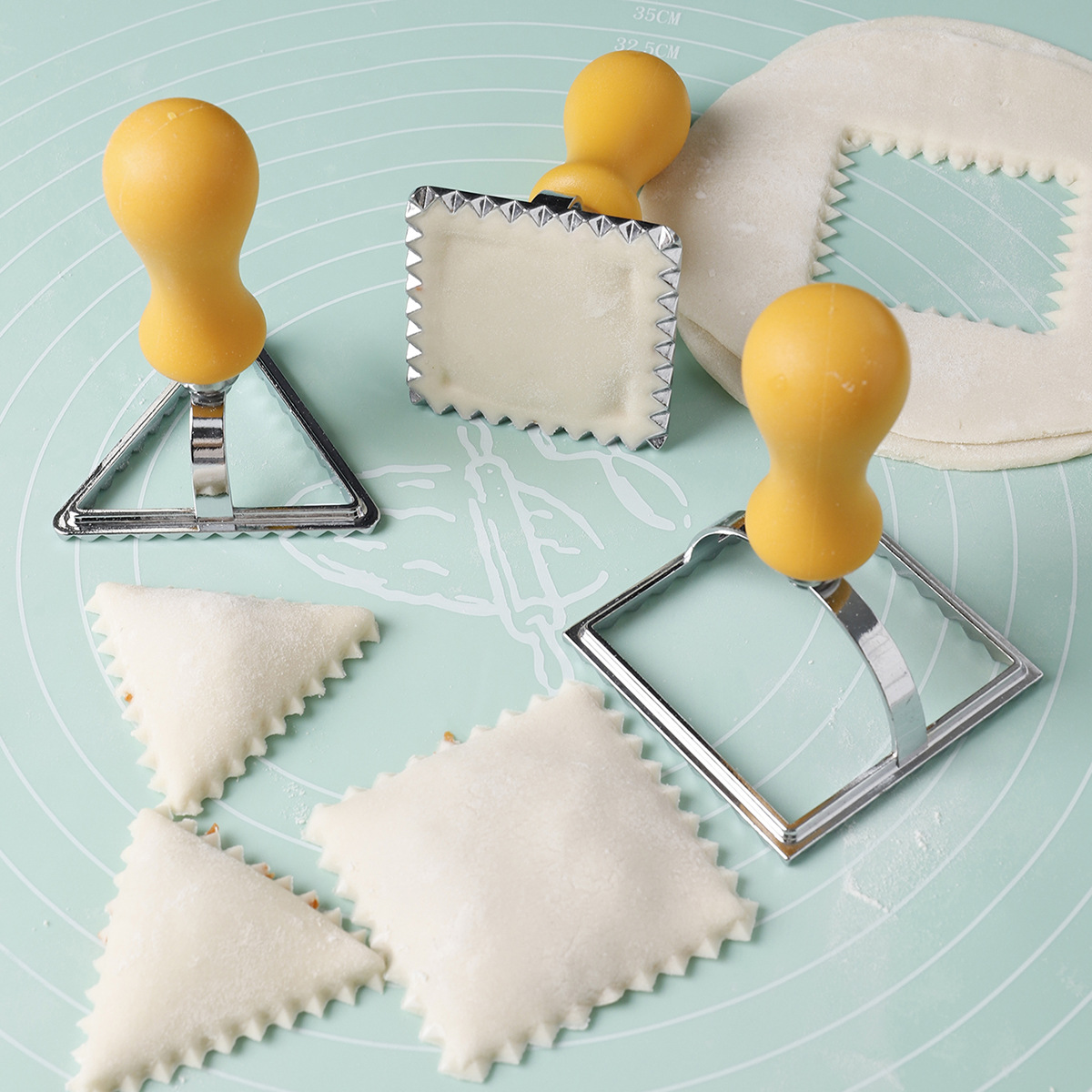 Molde de galletas de aleación de zinc molde de bolsas de dumpling herramientas de cocina cortador de pasteles utensilios de cocina