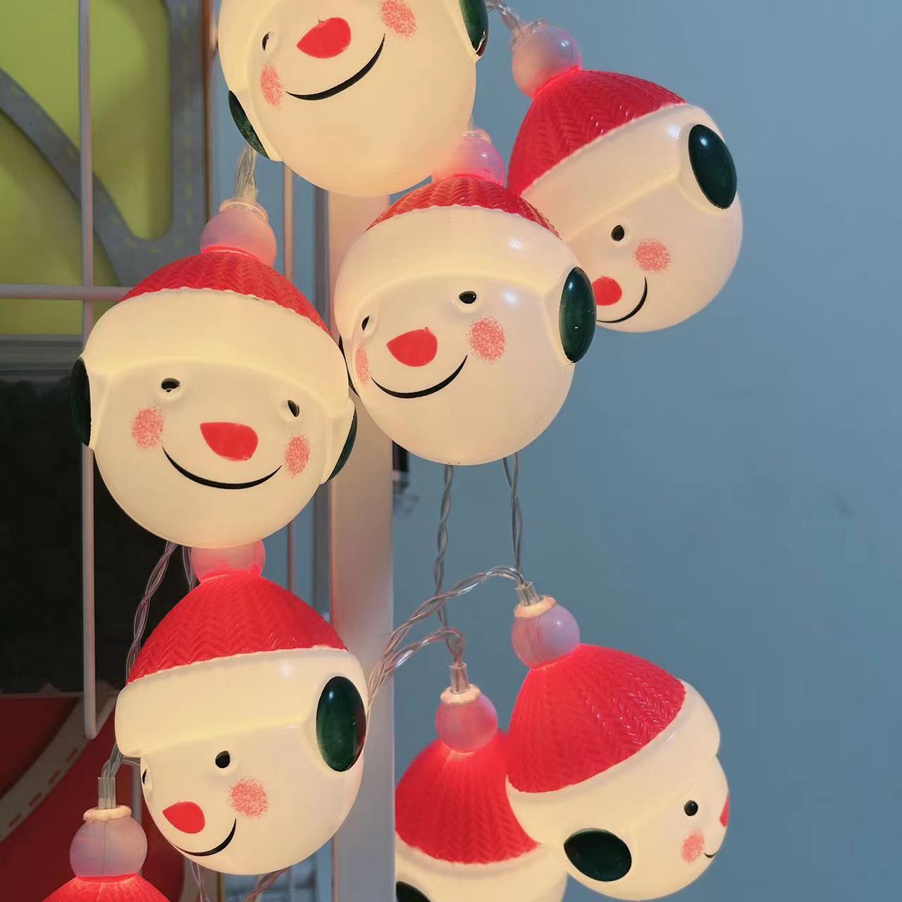 Fabricantes de luces de Santa Claus LED luces de Navidad muñeco de nieve luces de decoración de Navidad luces de color de vacaciones luces intermitentes