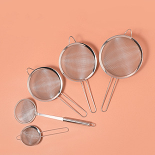 Japanese Stainless Steel Soy Milk Filter Mesh Fine Mesh Household Artifact Juicer Slag Separator Mesh Kitchen Small Colander