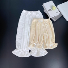 加绒南瓜裤lolita打底裤子女jk可外穿安全短裤保暖灯笼裤防走光冬