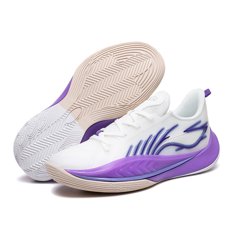 Sonic 12 Summer Mesh Medium and Large Children's Basketball Shoes Men's Shoes Professional Practical Stable Carbon Plate Sports Shoes Men's Shoes