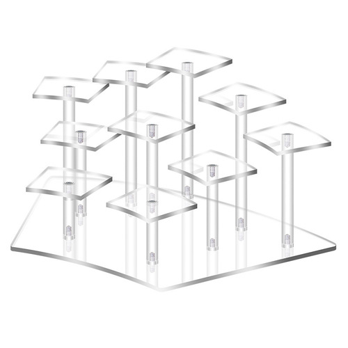 Acrylic ladder stand hand-made desktop ornaments anime doll storage rack display accessories blind box display stand