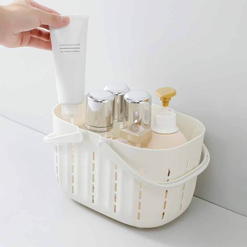 プラスチック収納バスケットテーブルスナック収納ボックス卸売雑物収納バスケット収納バスケット長方形収納お風呂バスケット|undefined