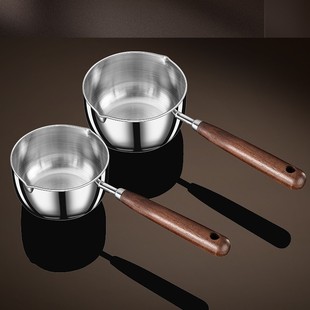 316 Stainless Steel Composite Mini Small Milk Pot Induction Cooker Gas Universal Hot Milk Baby Food Supplementary Hot Oil Pot