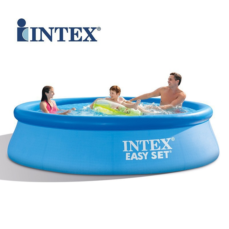INTEX Large Outdoor Butterfly Inflatable Adult Family Baby Swimming Pool Children's Play Pool Outdoor Fish Pond
