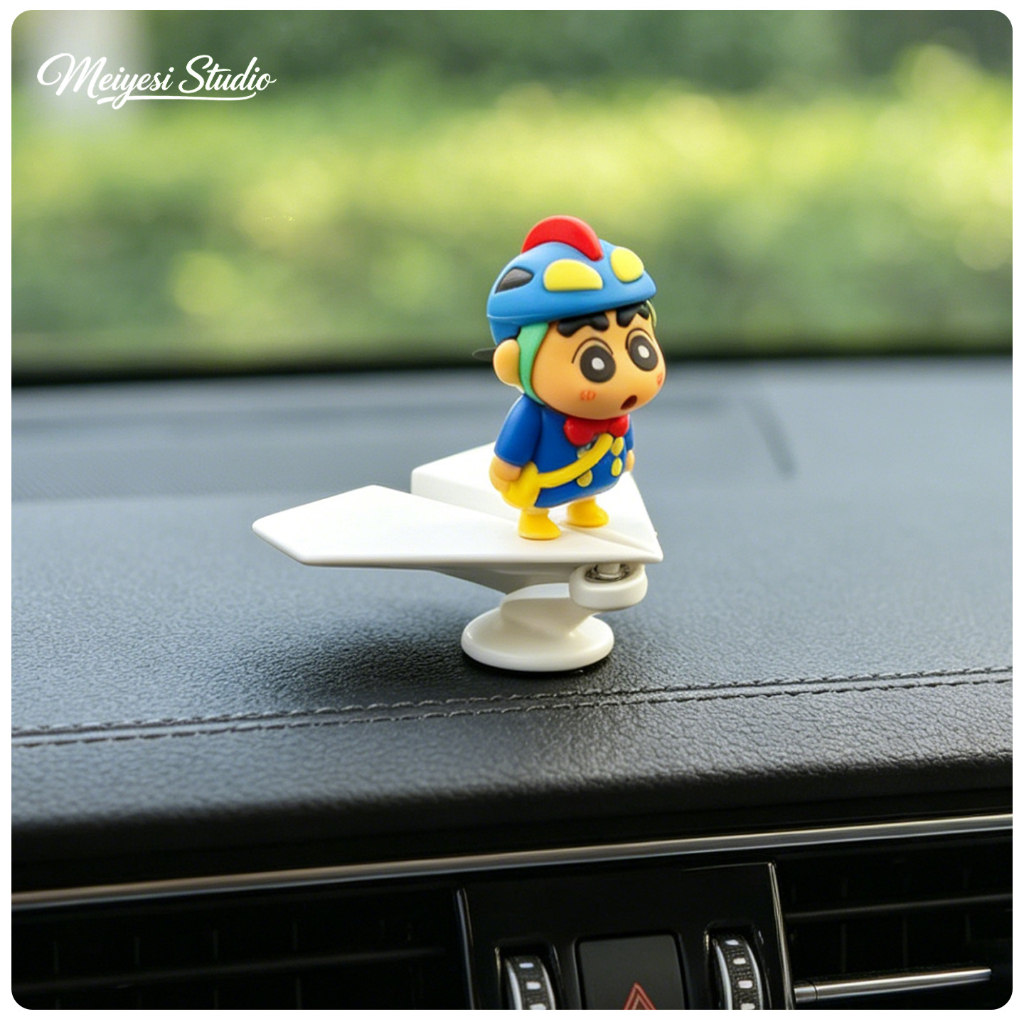 Crayón nuevo avión giratorio 2026 nuevo automóvil adorable joyería de dibujos animados decoración de curación descompresión