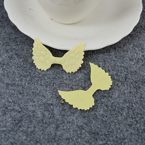 white children's hairgrip handmade