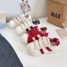 美式贝壳头休闲德训鞋女2025秋季新款百搭休闲运动板鞋A6076