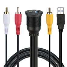 ��܇Ħ��܇�x���往݆���x����ˮ��USB2.0AM/AF+DC3.5F/3RCA 2M