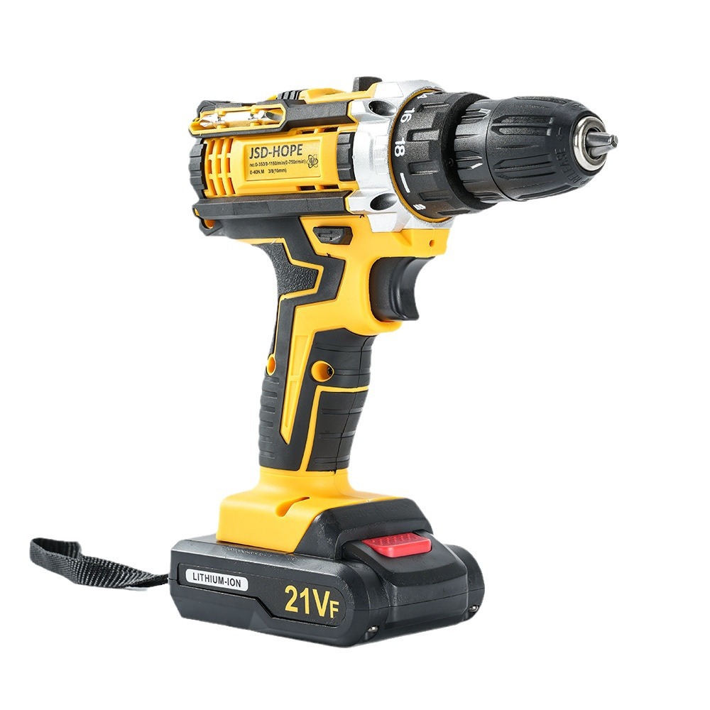 Impacto de litio taladro eléctrico recargable taladro de mano pequeña pistola de mano taladro eléctrico multifuncional hogar destornillador eléctrico