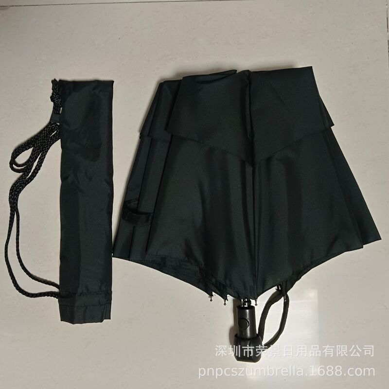 Exported to the UK two-fold automatic super wind-resistant umbrella double-layer breathable umbrella surface super wind-resistant two-fold automatic umbrella