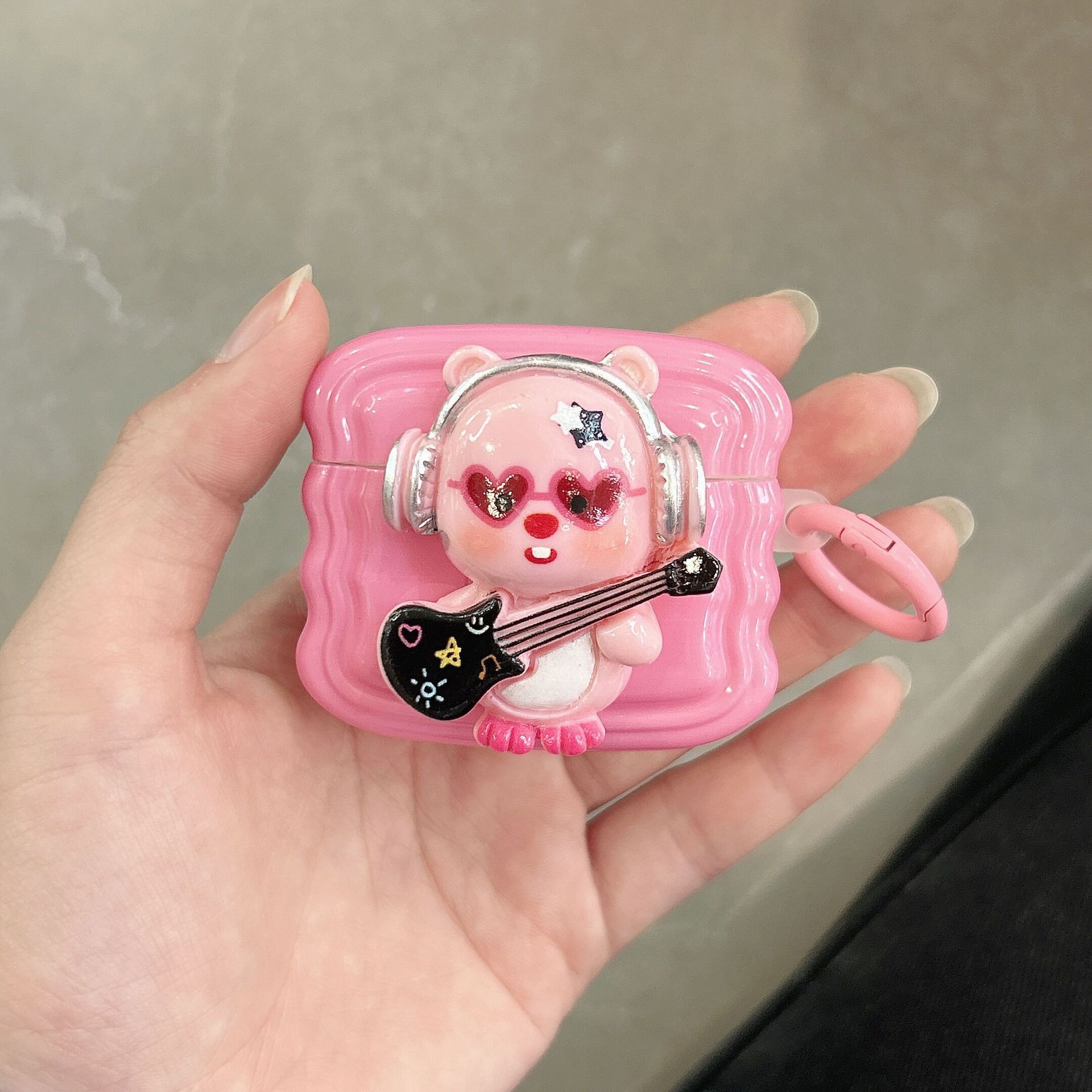 Three-dimensional cute Ruby applicable airpods3 protective case pro2 wireless Bluetooth headset case 1/2 generation cartoon female_voghion.com