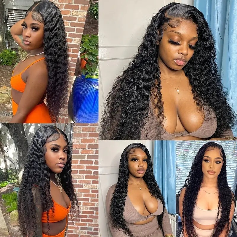 Cross-border Foreign Trade Wig European and American Fashion Front Lace Lace Small Roll Steel Roll Curly Hair Wig Africa Hot Wig