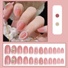 Nail stickers, removable waterproof short fake nails for nails