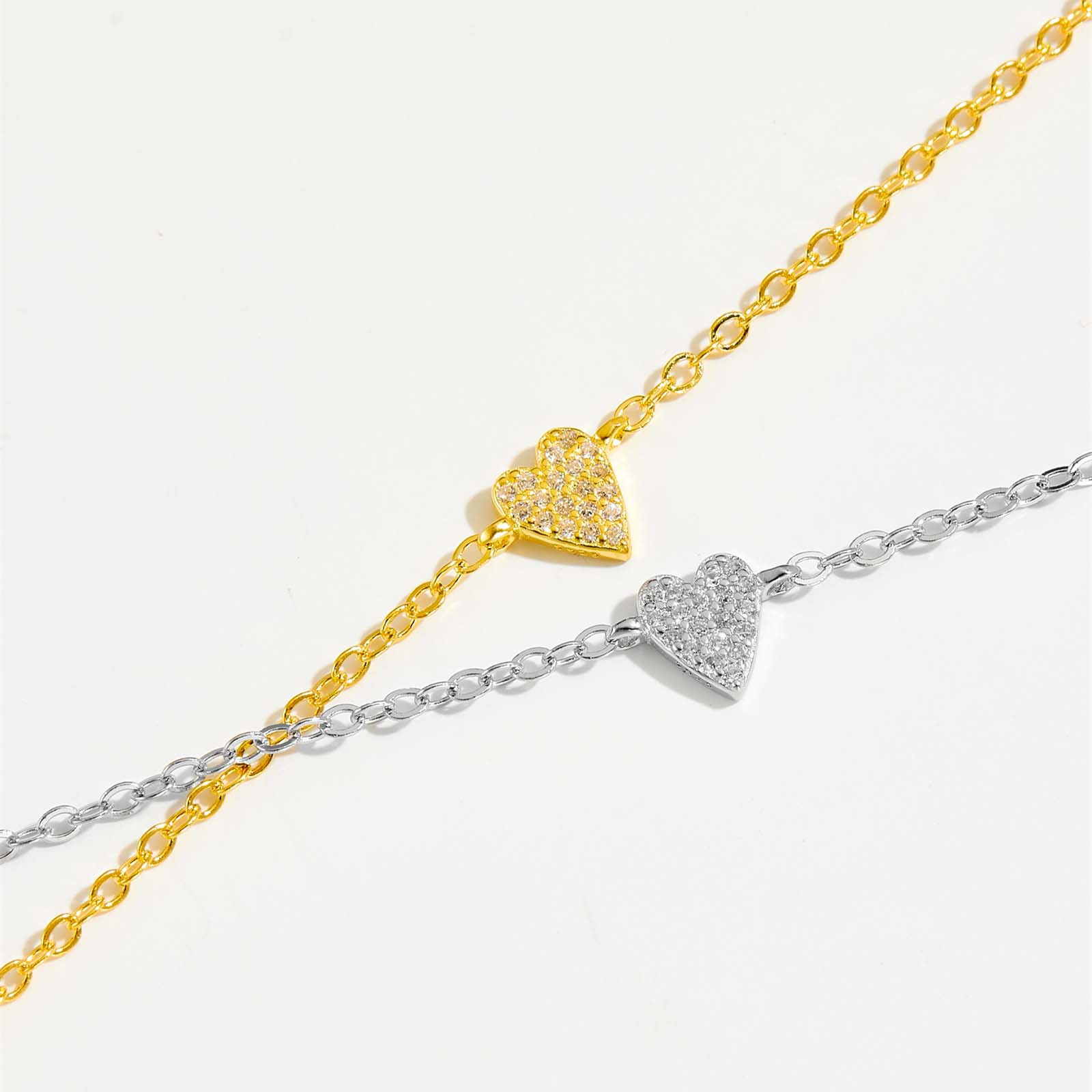 7g Weight 0.05µm-0.08µm Gold Plating Thickness Electroplating Gold Plating Process 925 Sterling Silver Bracelets Basic Lady Classic Style