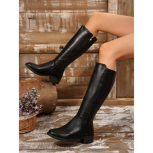 T 35807 Knee-high Flat Riding Boots ��ϥƽ����ʿѥ�羳��