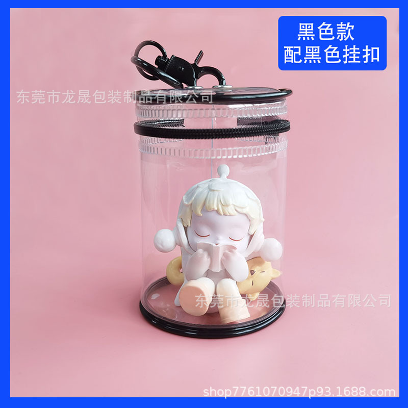 Bolsa de bebé caminando transparente caja ciega bolsa de almacenamiento burbuja bolsa de salida mate cubo bolsa de exhibición leche té cubo bebé bolsa de secado bolsa de bebé