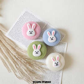 圣诞节礼物流氓兔羊毛毡皂尼泊尔羊毛毡竹炭洗发皂冷皂沐浴洁面皂