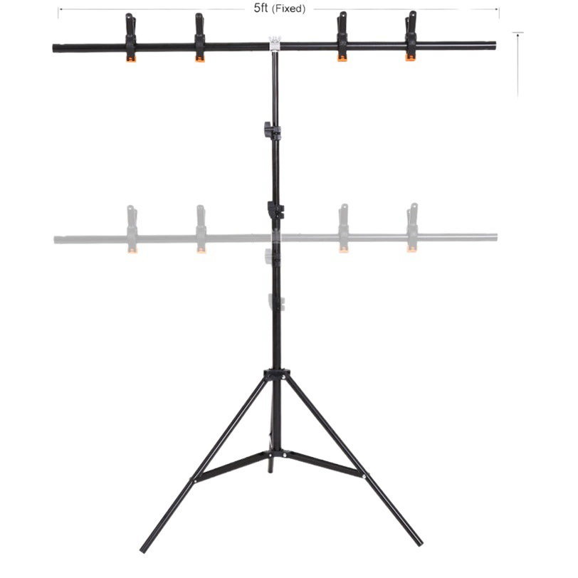 Фотография Т-образная фоновая рамка 2*1,5 м Т-образная 150*200 см фоновый экран костюм живое оборудование зеленого экрана