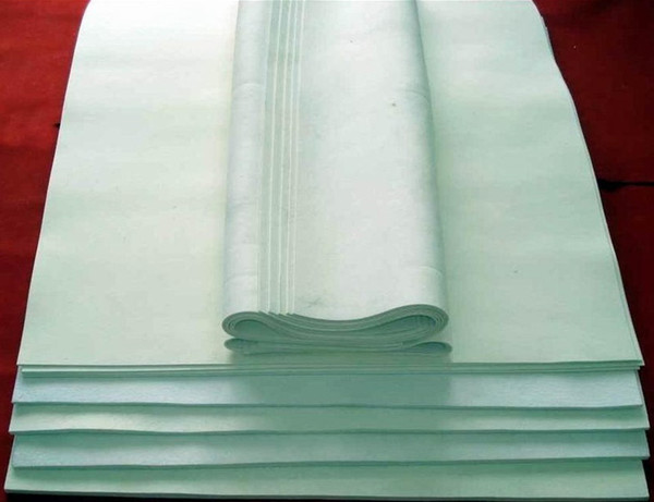 White wear-resistant wool felt