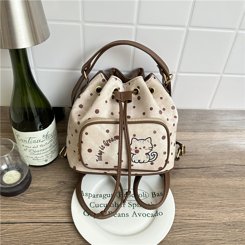 College Style Ladder Point Mochila para mujeres 2026 nueva tendencia de viaje simple bolsa casual universal