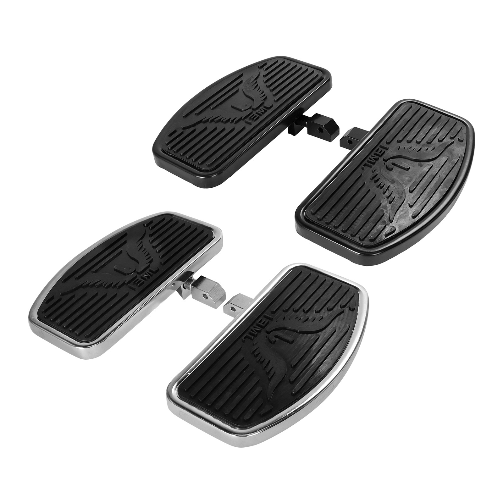 Motorcycle accessories suitable for this T-series universal modification, front and rear eagle-shaped large footrests, footrest pedals