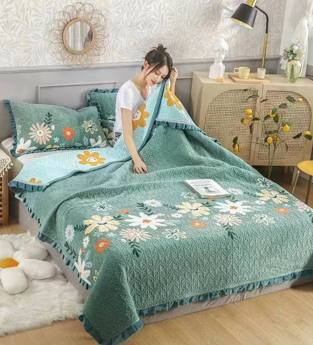 Плед из кораллового фланели