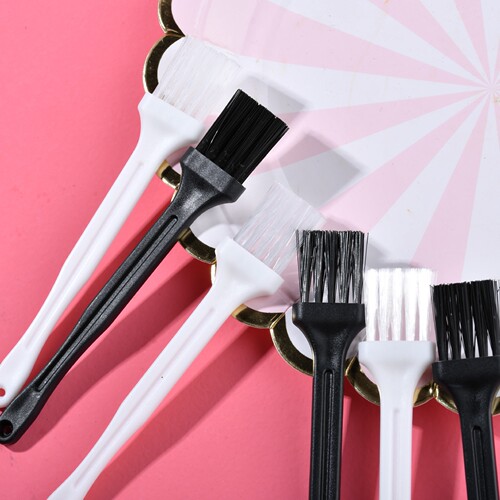 Razor cleaning brush, small scum brush, razor brush accessories, double-headed soft bristle brush, dust removal and maintenance brush head