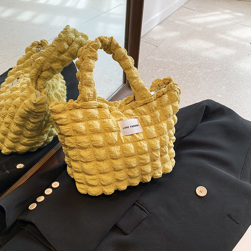 Bolsos de hombro plegables de moda coreana de estilo extranjero, bolsas de ocio de primavera y verano para mujeres, bolsas de brazo, bolsas especiales