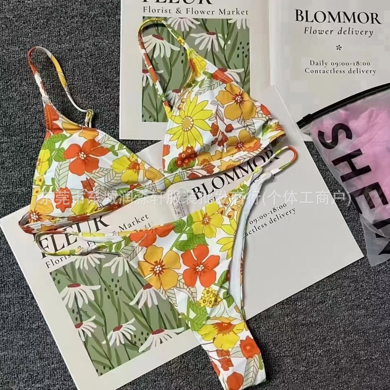 Shein bikini varios trajes de baño divididos transfronterizos para mujer nuevo bikini mixto suministro al por mayor
