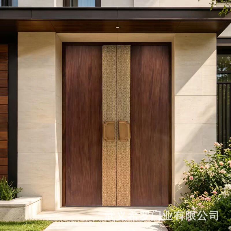 Manufacturer-customized entrance doors, villa gates, double-door cast aluminum doors, all-aluminum doors, export double-door entry doors Manufacturer-customized entrance doors, villa gates, double-door cast aluminum doors, all-aluminum doors, export double-door entry doors