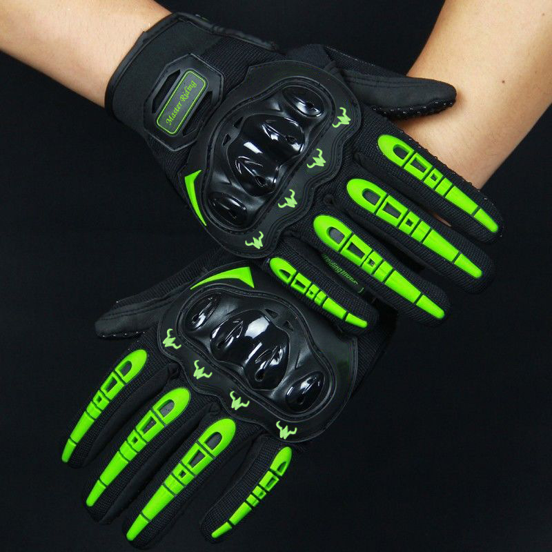 Guantes de pantalla táctil motocicleta caballero todoterreno guantes de dedo completo guantes de protección guantes transpirables