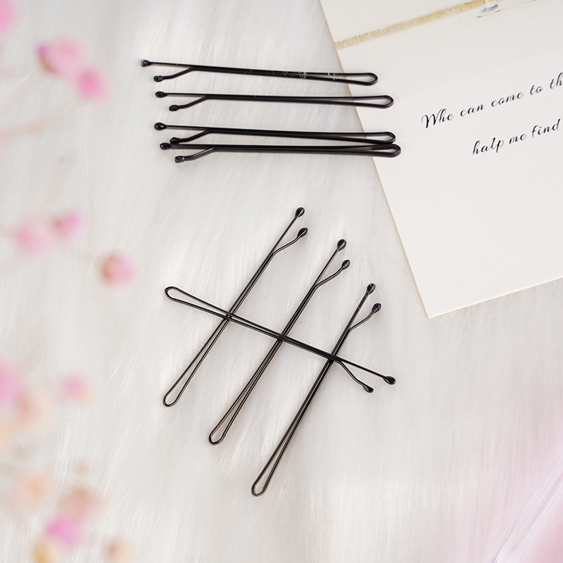 One-word clip factory wholesale broken hairpin black one-word clip bold step up no inner mark hairpin hair hair accessories One-word clip factory wholesale broken hairpin black one-word clip bold step up no inner mark hairpin hair hair accessories