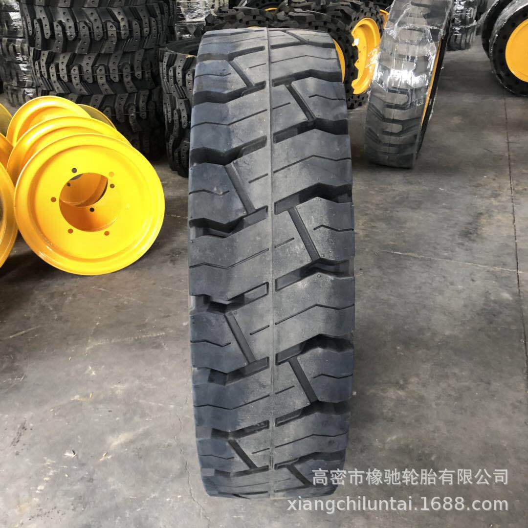 装载机辅板式实心轮胎1000/1200-20 10.00/12.00-20含钢圈